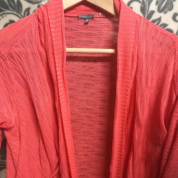 Charlotte Russe Coral Color Cardigan 